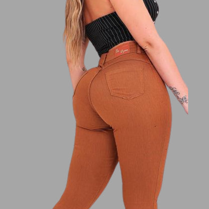 Women's High-Waisted Butt-Lifting Jeans – Stretchy & Sculpting Fit