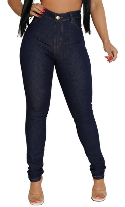 Women's High-Waisted Butt-Lifting Jeans – Stretchy & Sculpting Fit