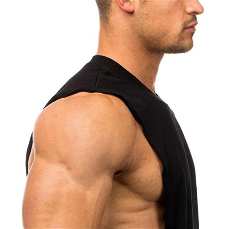 Men’s Plain Workout Tank – Sleeveless Muscle Gym Shirt - Bkonfec. Store Fashion