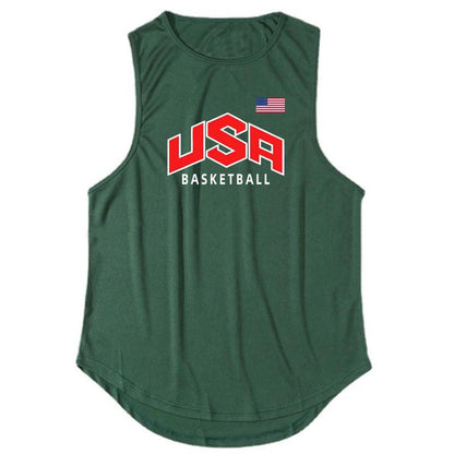 USA Flag Sports Tank – Lightweight & Quick-Dry - Bkonfec. Store Fashion