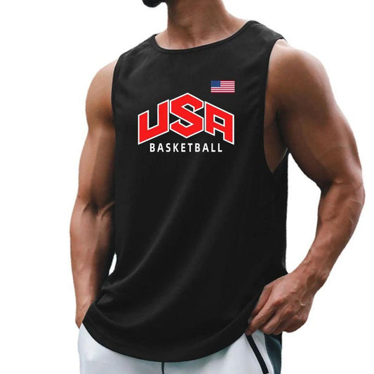 USA Flag Sports Tank – Lightweight & Quick-Dry - Bkonfec. Store Fashion