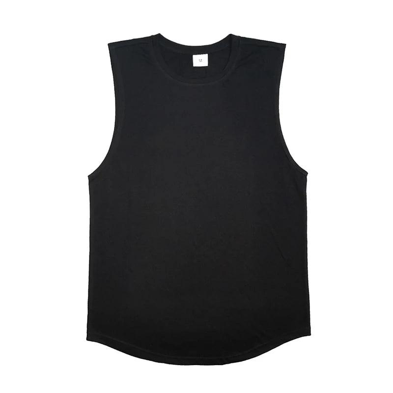 Men’s Plain Workout Tank – Sleeveless Muscle Gym Shirt - Bkonfec. Store Fashion