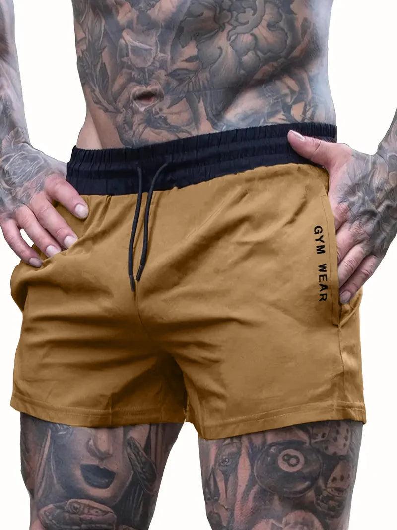 Men's Athleisure Shorts with Drawstring & Zippered Pockets - Bkonfec. Store Fashion