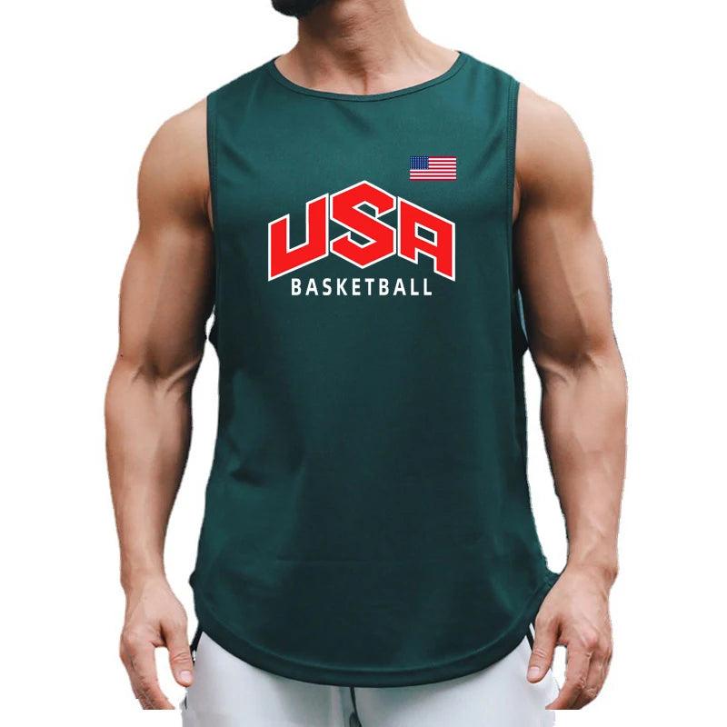 USA Flag Sports Tank – Lightweight & Quick-Dry - Bkonfec. Store Fashion