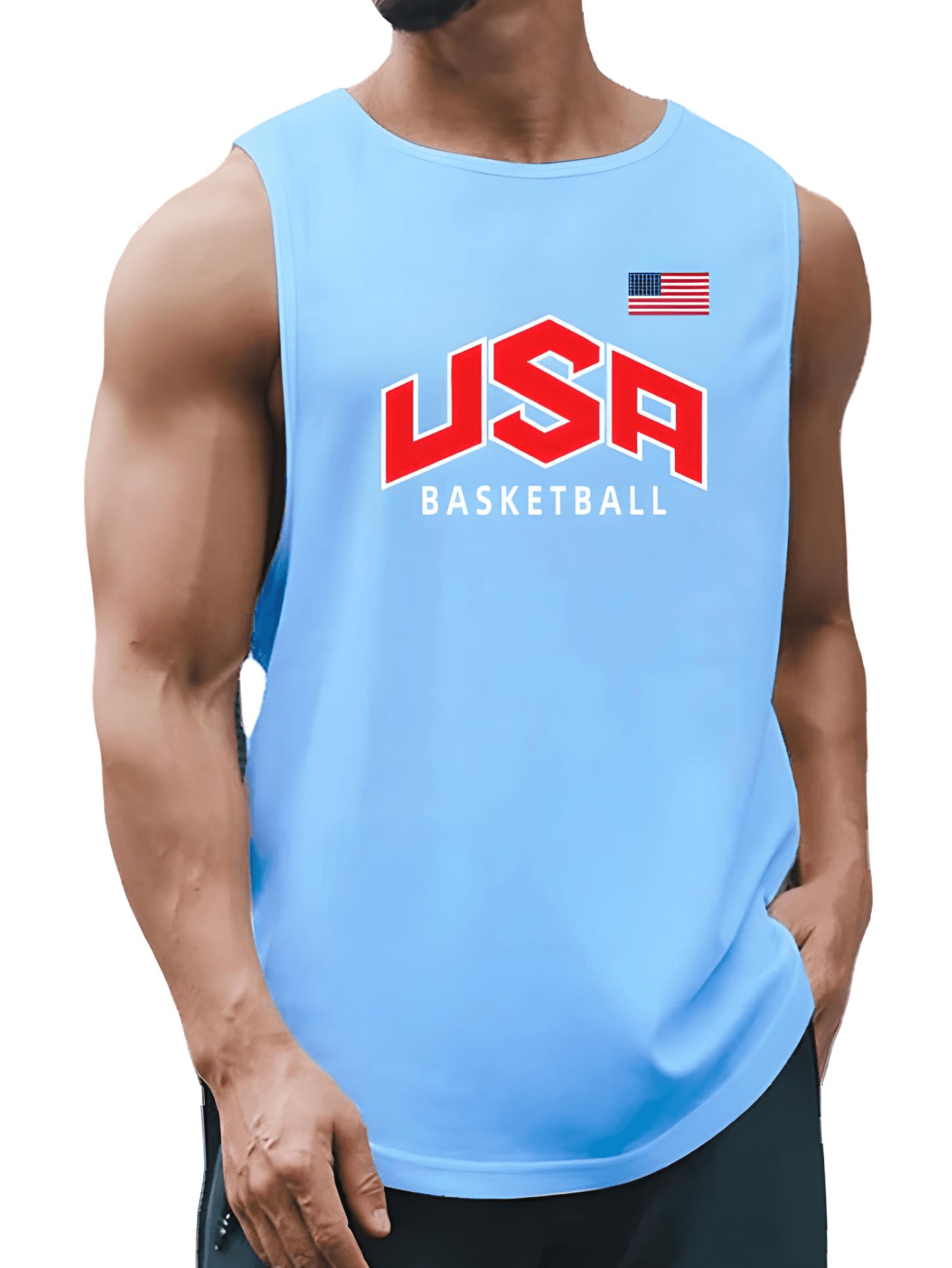 USA Flag Sports Tank – Lightweight & Quick-Dry - Bkonfec. Store Fashion