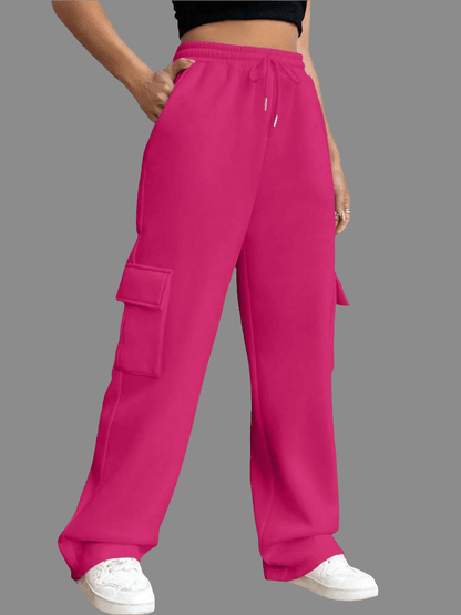 Women's High-Waisted Cargo Pants - Bkonfec. Store Fashion