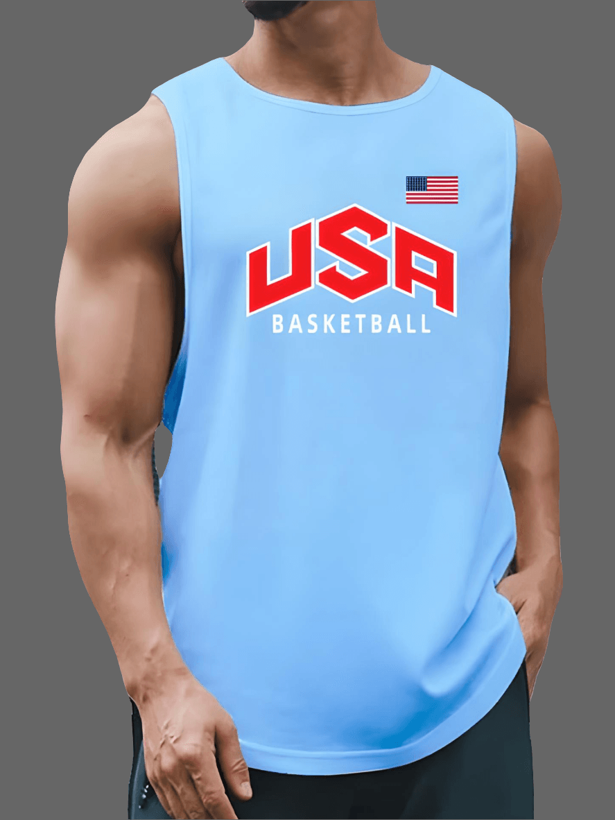 USA Flag Sports Tank – Lightweight & Quick-Dry - Bkonfec. Store Fashion