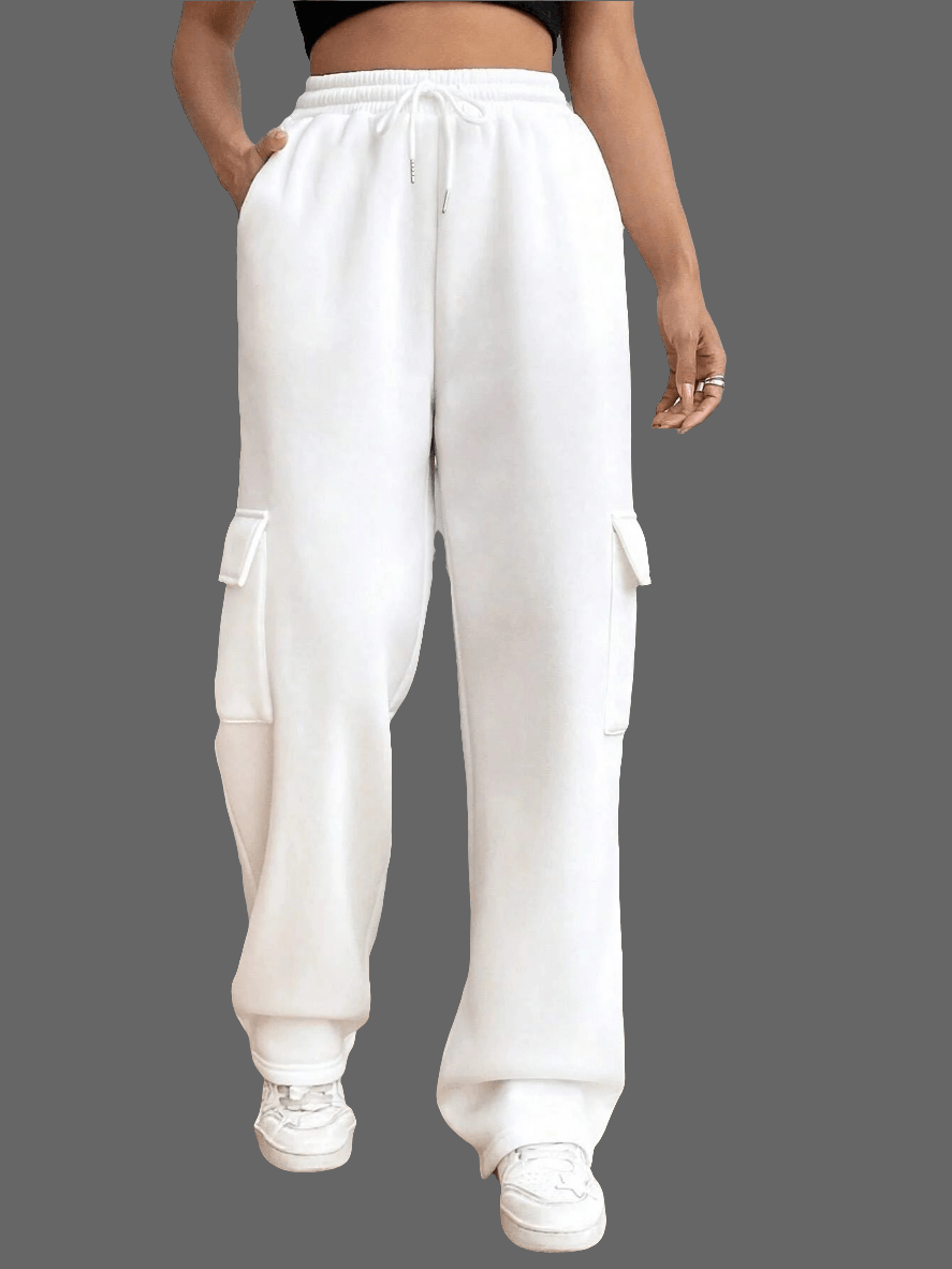 Women's High-Waisted Cargo Pants - Bkonfec. Store Fashion