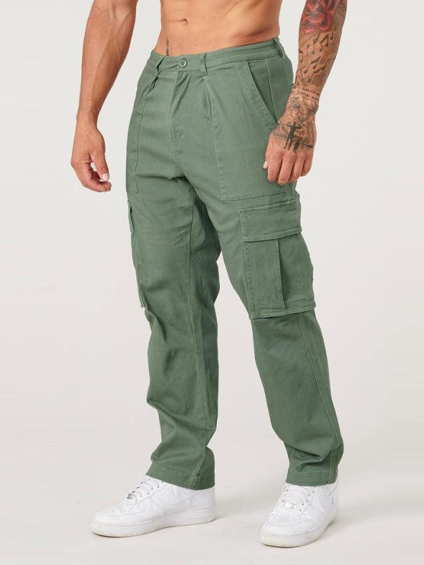 New Men's Cargo Pants – Large Pockets, Casual, Loose Fit, and Versatile - Bkonfec. Store Fashion