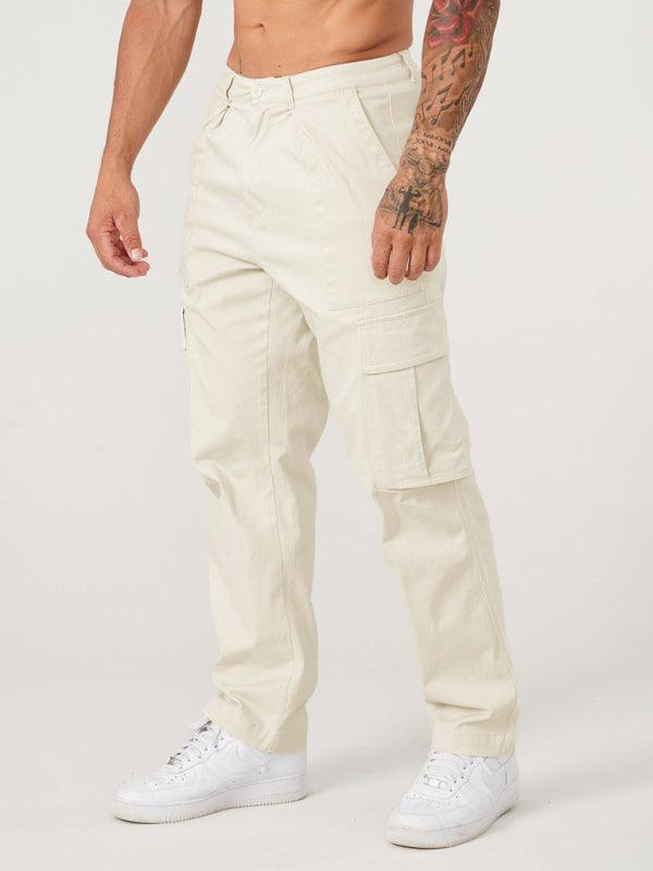 New Men's Cargo Pants – Large Pockets, Casual, Loose Fit, and Versatile - Bkonfec. Store Fashion