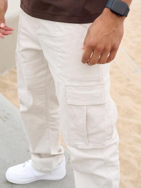 New Men's Cargo Pants – Large Pockets, Casual, Loose Fit, and Versatile - Bkonfec. Store Fashion