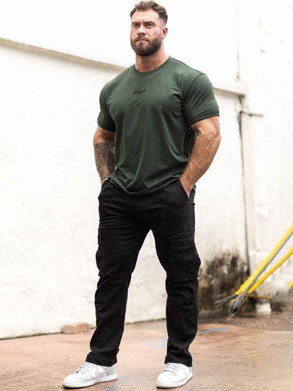 New Men's Cargo Pants – Large Pockets, Casual, Loose Fit, and Versatile - Bkonfec. Store Fashion