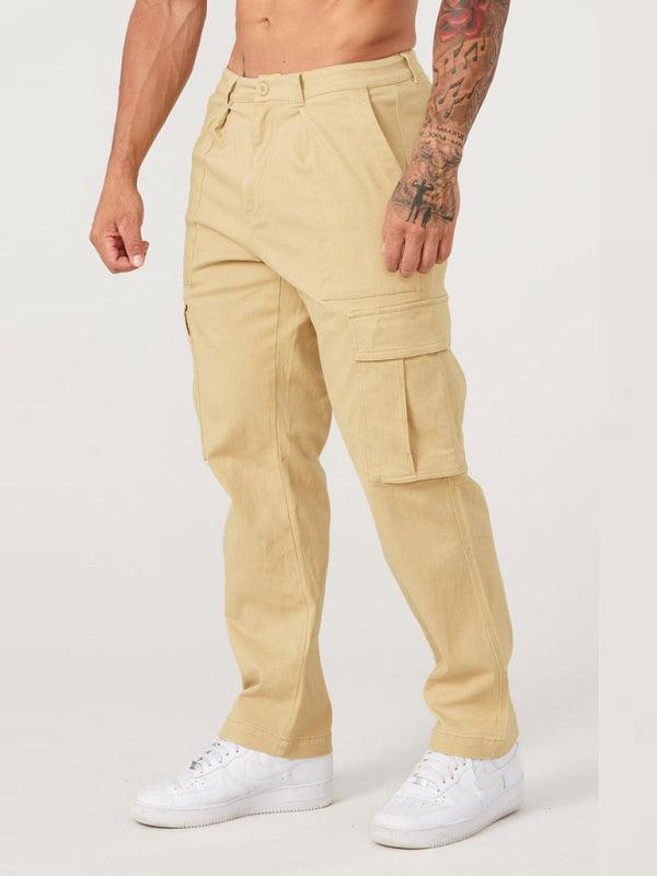 New Men's Cargo Pants – Large Pockets, Casual, Loose Fit, and Versatile - Bkonfec. Store Fashion